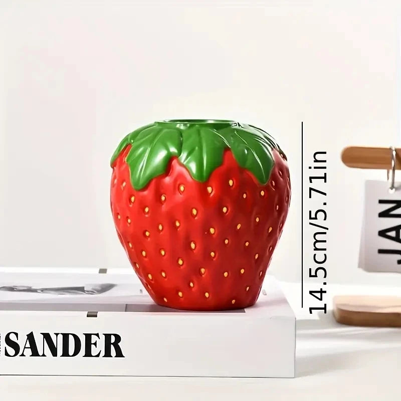 Strawberry Vase for Floral Arrangements